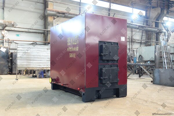 Котел 0.63 МВт угольно дровяной