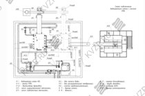 Схема подключения и монтажа водогрейного промышленного котла КВм-0.5 с топкой РПК