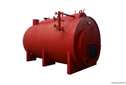 Парогенератор 1000 кг 130 С на твердом топливе